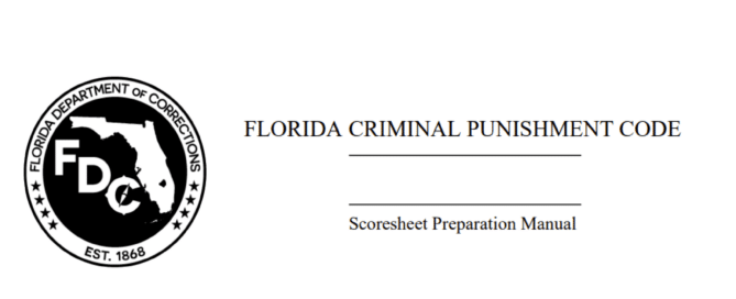florida criminal punishment code