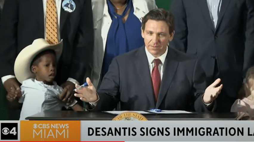 Governor DeSantis Signs New Bills into Law Targeting Illegal Immigrants